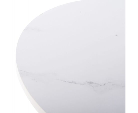 ΤΡΑΠΕΖΙ ΣΑΛΟΝΙΟΥ ACRYLON HM9779.01 HPL ΛΕΥΚΟ ΜΑΡΜΑΡΟ-ΑΚΡΥΛΙΚΟ ΠΟΔΙ Φ40x41Υεκ. - ΤΡΑΠΕΖΑΚΙΑ ΣΑΛΟΝΙΟΥ στο Milonadakis.gr