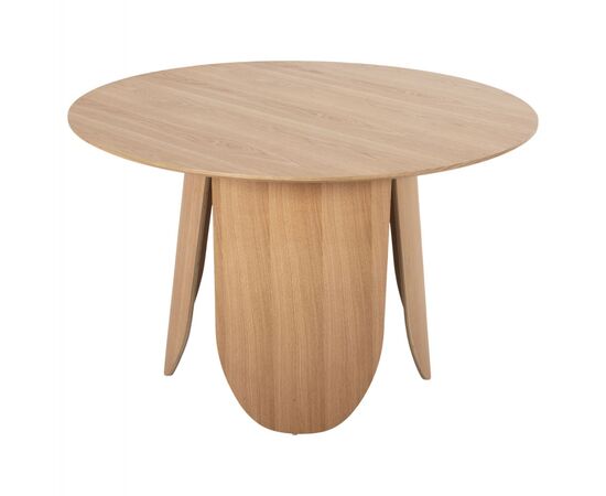 ΤΡΑΠΕΖΙ ΣΤΡΟΓΓΥΛΟ DENTY HM9612.01 MDF ΜΕ ΚΑΠΛΑΜΑ ΔΡΥΟΣ-ΧΡΩΜΑ ΔΡΥΟΣ Φ120x75Υεκ. - ΤΡΑΠΕΖΙΑ ΚΟΥΖΙΝΑΣ στο Milonadakis.gr