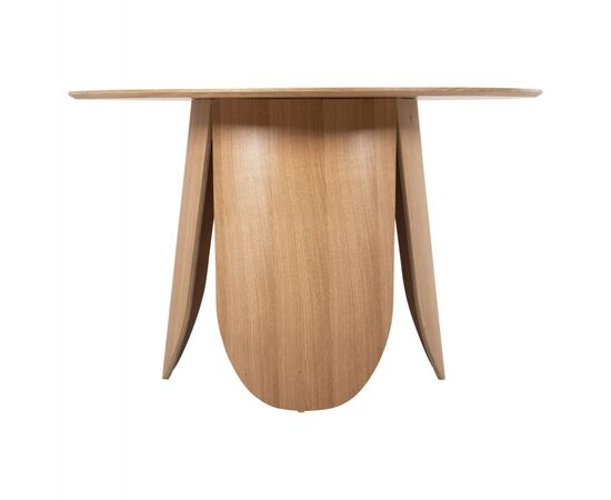 ΤΡΑΠΕΖΙ ΣΤΡΟΓΓΥΛΟ DENTY HM9612.01 MDF ΜΕ ΚΑΠΛΑΜΑ ΔΡΥΟΣ-ΧΡΩΜΑ ΔΡΥΟΣ Φ120x75Υεκ. - ΤΡΑΠΕΖΙΑ ΚΟΥΖΙΝΑΣ στο Milonadakis.gr