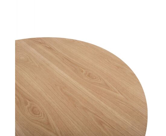 ΤΡΑΠΕΖΙ ΣΤΡΟΓΓΥΛΟ DENTY HM9612.01 MDF ΜΕ ΚΑΠΛΑΜΑ ΔΡΥΟΣ-ΧΡΩΜΑ ΔΡΥΟΣ Φ120x75Υεκ. - ΤΡΑΠΕΖΙΑ ΚΟΥΖΙΝΑΣ στο Milonadakis.gr