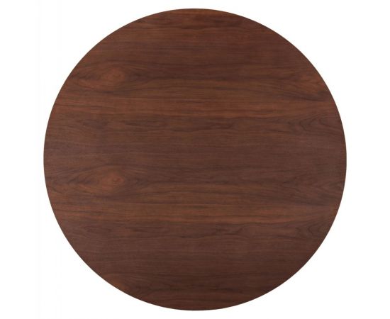 ΤΡΑΠΕΖΙ ΣΤΡΟΓΓΥΛΟ DENTY HM9612.02 MDF ΜΕ ΚΑΠΛΑΜΑ ΔΡΥΟΣ-ΧΡΩΜΑ ΚΑΡΥΔΙ Φ120x75Υεκ. - ΤΡΑΠΕΖΙΑ ΚΟΥΖΙΝΑΣ στο Milonadakis.gr