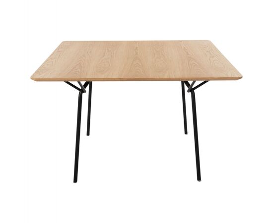 ΤΡΑΠΕΖΙ ΤΡΑΠΕΖΑΡΙΑΣ TRENK HM9614.01 MDF ΜΕ ΚΑΠΛΑΜΑ ΔΡΥΟΣ ΦΥΣΙΚΟ-ΜΑΥΡΟ ΜΕΤΑΛΛΟ 120x120x75Υεκ. - ΤΡΑΠΕΖΙΑ ΚΟΥΖΙΝΑΣ στο Milonadakis.gr