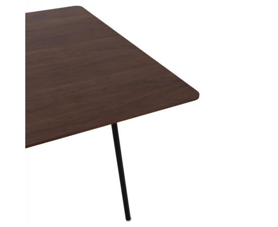 ΤΡΑΠΕΖΙ ΤΡΑΠΕΖΑΡΙΑΣ TRENK HM9614.02 MDF ΜΕ ΚΑΠΛΑΜΑ ΔΡΥΟΣ ΚΑΡΥΔΙ-ΜΑΥΡΟ ΜΕΤΑΛΛΟ 120x120x75Υεκ. - ΤΡΑΠΕΖΙΑ ΚΟΥΖΙΝΑΣ στο Milonadakis.gr