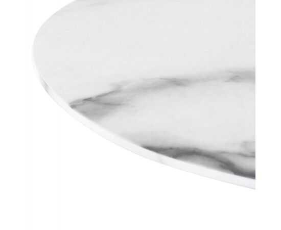 ΤΡΑΠΕΖΙ ΤΡΑΠΕΖΑΡΙΑΣ PRENTIS HM9770.01 12mmΚΕΡΑΜΙΚΟ ΛΕΥΚΟ ΜΑΡΜΑΡΟ-ΛΕΥΚΟ ΜΕΤΑΛΛΟ - ΤΡΑΠΕΖΙΑ ΚΟΥΖΙΝΑΣ στο Milonadakis.gr