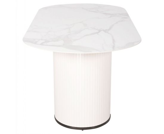 ΤΡΑΠΕΖΙ ΤΡΑΠΕΖΑΡΙΑΣ CORBY HM9771.01 12mmΚΕΡΑΜΙΚΟ ΛΕΥΚΟ ΜΑΡΜΑΡΟ-MDF ΛΕΥΚΟ 180x90x76Υ εκ. - ΤΡΑΠΕΖΙΑ ΚΟΥΖΙΝΑΣ στο Milonadakis.gr