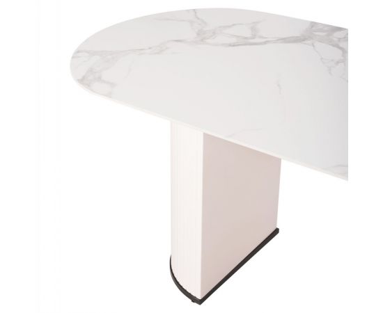 ΤΡΑΠΕΖΙ ΤΡΑΠΕΖΑΡΙΑΣ CORBY HM9771.01 12mmΚΕΡΑΜΙΚΟ ΛΕΥΚΟ ΜΑΡΜΑΡΟ-MDF ΛΕΥΚΟ 180x90x76Υ εκ. - ΤΡΑΠΕΖΙΑ ΚΟΥΖΙΝΑΣ στο Milonadakis.gr