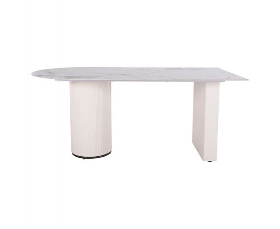 ΤΡΑΠΕΖΙ ΤΡΑΠΕΖΑΡΙΑΣ CERAMUS HM9772.01 12mmΚΕΡΑΜΙΚΟ TOP ΛΕΥΚΟ ΜΑΡΜΑΡΟ-MDF ΛΕΥΚΟ 180x90x76Υεκ. - ΤΡΑΠΕΖΙΑ ΚΟΥΖΙΝΑΣ στο Milonadakis.gr