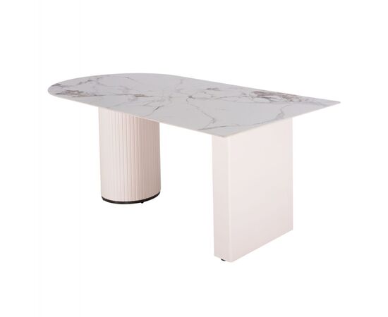 ΤΡΑΠΕΖΙ ΤΡΑΠΕΖΑΡΙΑΣ CERAMUS HM9772.01 12mmΚΕΡΑΜΙΚΟ TOP ΛΕΥΚΟ ΜΑΡΜΑΡΟ-MDF ΛΕΥΚΟ 180x90x76Υεκ. - ΤΡΑΠΕΖΙΑ ΚΟΥΖΙΝΑΣ στο Milonadakis.gr