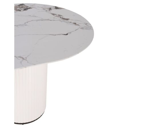 ΤΡΑΠΕΖΙ ΤΡΑΠΕΖΑΡΙΑΣ CERAMUS HM9772.01 12mmΚΕΡΑΜΙΚΟ TOP ΛΕΥΚΟ ΜΑΡΜΑΡΟ-MDF ΛΕΥΚΟ 180x90x76Υεκ. - ΤΡΑΠΕΖΙΑ ΚΟΥΖΙΝΑΣ στο Milonadakis.gr