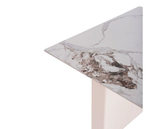 ΤΡΑΠΕΖΙ ΤΡΑΠΕΖΑΡΙΑΣ CERAMUS HM9772.01 12mmΚΕΡΑΜΙΚΟ TOP ΛΕΥΚΟ ΜΑΡΜΑΡΟ-MDF ΛΕΥΚΟ 180x90x76Υεκ. - ΤΡΑΠΕΖΙΑ ΚΟΥΖΙΝΑΣ στο Milonadakis.gr