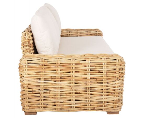 ΚΑΝΑΠΕΣ ΤΡΙΘΕΣΙΟΣ ΕΞ.ΧΩΡΟΥ TROPEL HM9808 ΞΥΛΟ MANGO-RATTAN ΦΥΣΙΚΟ-ΛΕΥΚΑ ΜΑΞΙΛΑΡΙΑ 216x88x85Υεκ - ΚΑΝΑΠΕΔΕΣ στο Milonadakis.gr