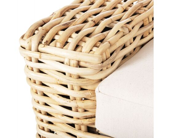 ΚΑΝΑΠΕΣ ΤΡΙΘΕΣΙΟΣ ΕΞ.ΧΩΡΟΥ TROPEL HM9808 ΞΥΛΟ MANGO-RATTAN ΦΥΣΙΚΟ-ΛΕΥΚΑ ΜΑΞΙΛΑΡΙΑ 216x88x85Υεκ - ΚΑΝΑΠΕΔΕΣ στο Milonadakis.gr