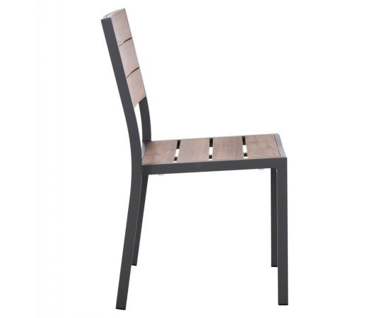 ΚΑΡΕΚΛΑ ΑΛΟΥΜΙΝΙΟΥ SAGA HM6063.02 ΣΚΟΥΡΟ ΓΚΡΙ ΜΕ POLYWOOD 46x52x86Υεκ. - ΚΑΡΕΚΛΕΣ - ΠΟΛΥΘΡΟΝΕΣ στο Milonadakis.gr