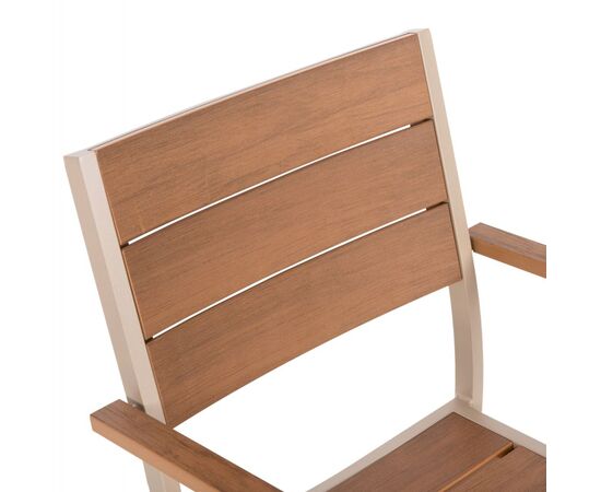 ΠΟΛΥΘΡΟΝΑ ΑΛΟΥΜΙΝΙΟΥ SAGA HM5127.04 ΣΑΜΠΑΝΙ ΜΕ POLYWOOD 55x52x86Yεκ. - ΚΑΡΕΚΛΕΣ - ΠΟΛΥΘΡΟΝΕΣ στο Milonadakis.gr