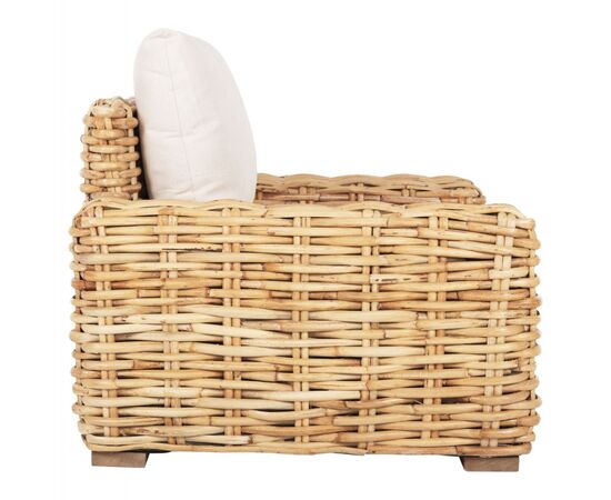 ΠΟΛΥΘΡΟΝΑ TROPEL HM9810 ΞΥΛΟ MANGO-RATTAN ΦΥΣΙΚΟ-ΛΕΥΚΑ ΜΑΞΙΛΑΡΙΑ 110x88x70-85Υεκ. - ΚΑΡΕΚΛΕΣ - ΠΟΛΥΘΡΟΝΕΣ στο Milonadakis.gr