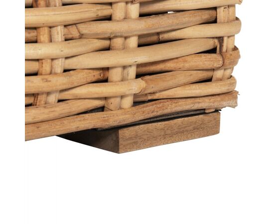 ΠΟΛΥΘΡΟΝΑ TROPEL HM9810 ΞΥΛΟ MANGO-RATTAN ΦΥΣΙΚΟ-ΛΕΥΚΑ ΜΑΞΙΛΑΡΙΑ 110x88x70-85Υεκ. - ΚΑΡΕΚΛΕΣ - ΠΟΛΥΘΡΟΝΕΣ στο Milonadakis.gr