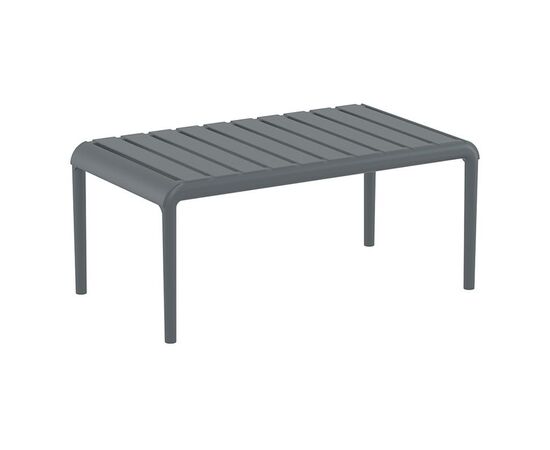 PARIS DARK GREY ΤΡΑΠΕΖΙ 90X50X40εκ. ΠΟΛ/ΝΙΟΥ - ΤΡΑΠΕΖΙΑ ΕΞ. ΧΩΡΟΥ στο Milonadakis.gr