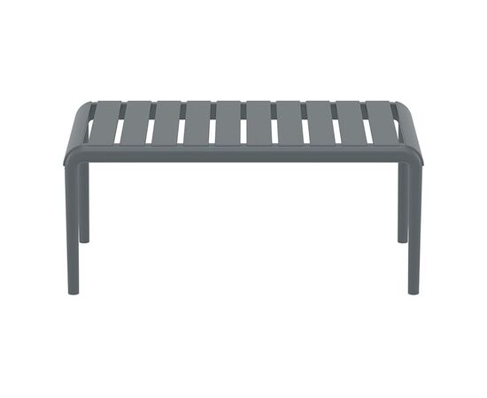 PARIS DARK GREY ΤΡΑΠΕΖΙ 90X50X40εκ. ΠΟΛ/ΝΙΟΥ - ΤΡΑΠΕΖΙΑ ΕΞ. ΧΩΡΟΥ στο Milonadakis.gr