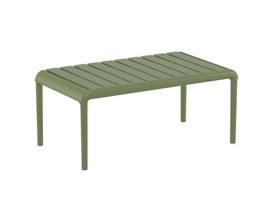 PARIS OLIVE GREEN ΤΡΑΠΕΖΙ 90X50X40εκ. ΠΟΛ/ΝΙΟΥ - ΤΡΑΠΕΖΙΑ ΕΞ. ΧΩΡΟΥ στο Milonadakis.gr