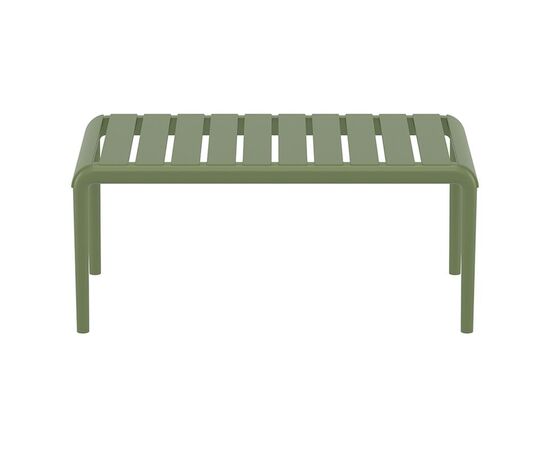 PARIS OLIVE GREEN ΤΡΑΠΕΖΙ 90X50X40εκ. ΠΟΛ/ΝΙΟΥ - ΤΡΑΠΕΖΙΑ ΕΞ. ΧΩΡΟΥ στο Milonadakis.gr