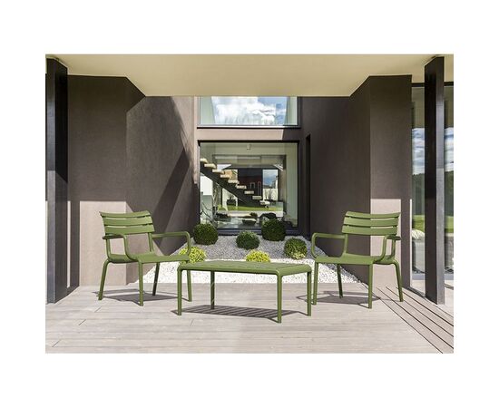 PARIS OLIVE GREEN ΤΡΑΠΕΖΙ 90X50X40εκ. ΠΟΛ/ΝΙΟΥ - ΤΡΑΠΕΖΙΑ ΕΞ. ΧΩΡΟΥ στο Milonadakis.gr