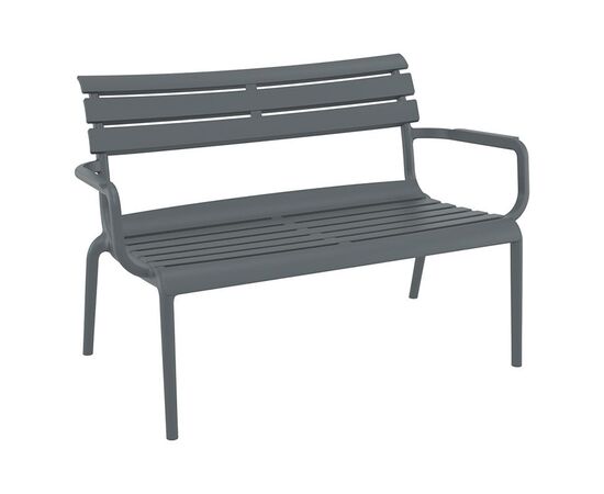 PARIS ΚΑΝΑΠΕΣ DARK GREY 116X70X75εκ. ΠΟΛ/ΝΙΟΥ - ΚΑΝΑΠΕΔΕΣ στο Milonadakis.gr