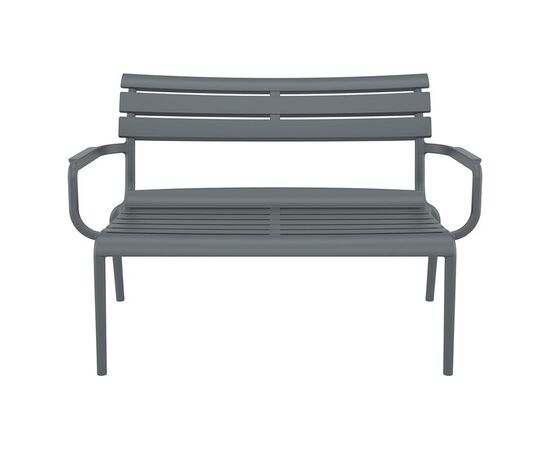 PARIS ΚΑΝΑΠΕΣ DARK GREY 116X70X75εκ. ΠΟΛ/ΝΙΟΥ - ΚΑΝΑΠΕΔΕΣ στο Milonadakis.gr
