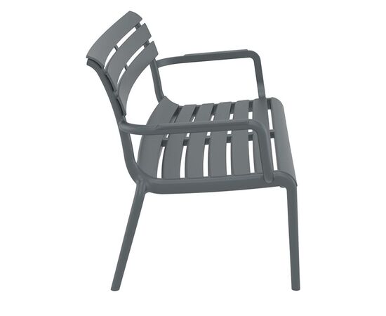 PARIS ΚΑΝΑΠΕΣ DARK GREY 116X70X75εκ. ΠΟΛ/ΝΙΟΥ - ΚΑΝΑΠΕΔΕΣ στο Milonadakis.gr