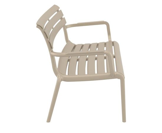 PARIS ΚΑΝΑΠΕΣ TAUPE 116X70X75εκ. ΠΟΛ/ΝΙΟΥ - ΚΑΝΑΠΕΔΕΣ στο Milonadakis.gr