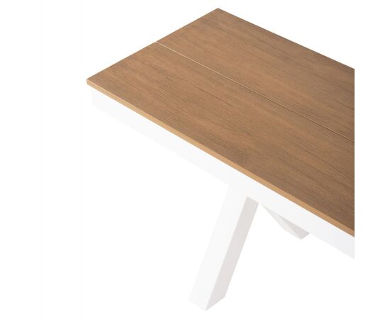 ΠΑΓΚΑΚΙ ΑΛΟΥΜΙΝΙΟΥ TAWNEE HM6040.02 ΛΕΥΚΟ-POLYWOOD ΚΑΘΙΣΜΑ ΦΥΣΙΚΟ 220x36x44,5Υεκ. - ΠΑΓΚΑΚΙΑ στο Milonadakis.gr