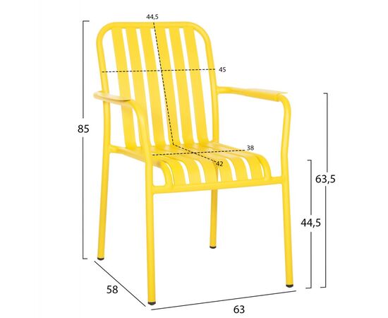 ΠΟΛΥΘΡΟΝΑ ΑΛΟΥΜΙΝΙΟΥ RACHEL HM6088.06 ΚΙΤΡΙΝΗ 63x58x85Υεκ. - ΚΑΡΕΚΛΕΣ - ΠΟΛΥΘΡΟΝΕΣ στο Milonadakis.gr