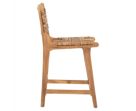 ΣΚΑΜΠΟ ΜΠΑΡ WALTER HM9842 ΞΥΛO TEAK ΣΕ ΦΥΣΙΚΟ-ΨΑΘΑ 46x55x96Υεκ. - ΣΚΑΜΠΟ ΜΠΑΡ στο Milonadakis.gr