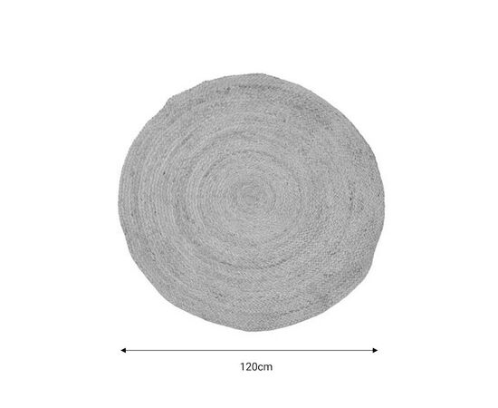 Χαλί Solon Inart μπεζ γιούτα 120x120x1εκ - ΧΑΛΙΑ στο Milonadakis.gr