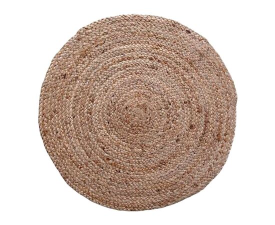 Χαλί Solon Inart μπεζ γιούτα 120x120x1εκ - ΧΑΛΙΑ στο Milonadakis.gr