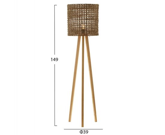 ΕΠΙΔΑΠΕΔΙΟ ΦΩΤΙΣΤΙΚΟ HM4351 RUBBERWOOD-RATTAN-PAPER ROPE ΣΕ ΦΥΣΙΚΟ Φ36x149,5Υεκ. - ΦΩΤΙΣΤΙΚΑ ΔΑΠΕΔΟΥ στο Milonadakis.gr