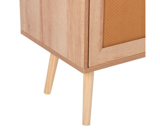 ΕΠΙΠΛΟ TV ΜΕΛΑΜΙΝΗΣ COLM ΜΕ ΠΟΡΤΕΣ RATTAN HM9223.11 ΣΕ ΧΡΩΜΑ ΦΥΣΙΚΟ 120x39x56,5Υεκ. - ΕΠΙΠΛΑ ΤΗΛΕΟΡΑΣΗΣ στο Milonadakis.gr