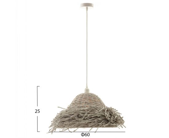 ΦΩΤΙΣΤΙΚΟ ΟΡΟΦΗΣ ΚΡΕΜΑΣΤΟ HM4349 SEAGRASS ΣΕ WHITEWASH ΧΡΩΜΑ Φ50x25-135Υεκ. - ΦΩΤΙΣΤΙΚΑ ΟΡΟΦΗΣ στο Milonadakis.gr