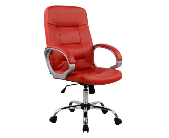 ΚΑΡΕΚΛΑ ΓΡΑΦΕΙΟΥ HM1024.07 KOKKINH IVERN ΜΕ ΠΟΔΙ ΧΡΩΜΙΟΥ 64x55x112-120Υ εκ. - ΚΑΡΕΚΛΕΣ ΓΡΑΦΕΙΟΥ στο Milonadakis.gr