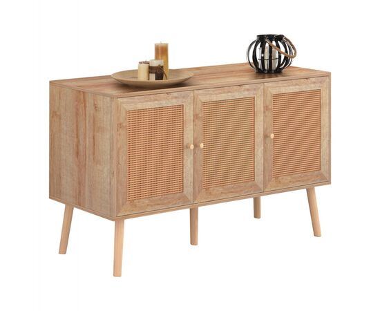 ΜΠΟΥΦΕΣ ΜΕΛΑΜΙΝΗΣ COLM- ΣΥΝΘ. RATTAN ΣΤΙΣ ΠΟΡΤΕΣ HM9220.11 120Χ39Χ70Υεκ. - ΜΠΟΥΦΕΔΕΣ-ΚΟΝΣΟΛΕΣ στο Milonadakis.gr