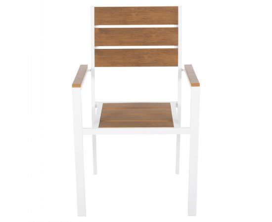 ΠΟΛΥΘΡΟΝΑ ΑΛΟΥΜΙΝΙΟΥ SAGA HM5981.01 ΛΕΥΚΗ-POLYWOOD ΣΕ ΦΥΣΙΚΟ 55x55x86Υεκ. - ΚΑΡΕΚΛΕΣ - ΠΟΛΥΘΡΟΝΕΣ στο Milonadakis.gr