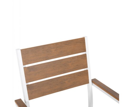ΠΟΛΥΘΡΟΝΑ ΑΛΟΥΜΙΝΙΟΥ SAGA HM5981.01 ΛΕΥΚΗ-POLYWOOD ΣΕ ΦΥΣΙΚΟ 55x55x86Υεκ. - ΚΑΡΕΚΛΕΣ - ΠΟΛΥΘΡΟΝΕΣ στο Milonadakis.gr