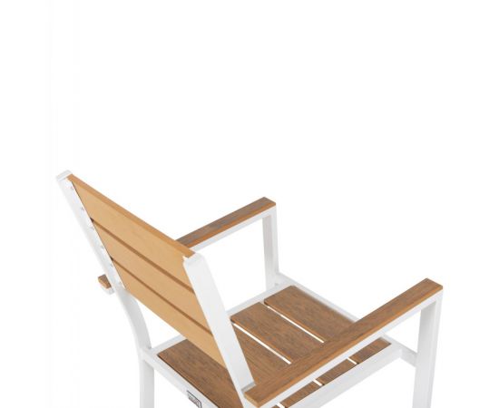 ΠΟΛΥΘΡΟΝΑ ΑΛΟΥΜΙΝΙΟΥ SAGA HM5981.01 ΛΕΥΚΗ-POLYWOOD ΣΕ ΦΥΣΙΚΟ 55x55x86Υεκ. - ΚΑΡΕΚΛΕΣ - ΠΟΛΥΘΡΟΝΕΣ στο Milonadakis.gr