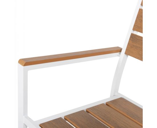 ΠΟΛΥΘΡΟΝΑ ΑΛΟΥΜΙΝΙΟΥ SAGA HM5981.01 ΛΕΥΚΗ-POLYWOOD ΣΕ ΦΥΣΙΚΟ 55x55x86Υεκ. - ΚΑΡΕΚΛΕΣ - ΠΟΛΥΘΡΟΝΕΣ στο Milonadakis.gr