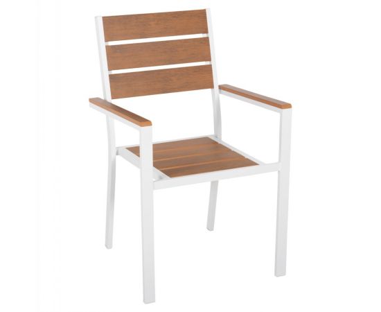 ΠΟΛΥΘΡΟΝΑ ΑΛΟΥΜΙΝΙΟΥ SAGA HM5981.01 ΛΕΥΚΗ-POLYWOOD ΣΕ ΦΥΣΙΚΟ 55x55x86Υεκ. - ΚΑΡΕΚΛΕΣ - ΠΟΛΥΘΡΟΝΕΣ στο Milonadakis.gr