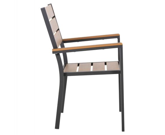 ΠΟΛΥΘΡΟΝΑ ΑΛΟΥΜΙΝΙΟΥ SAGA HM5981.03 ΑΝΘΡΑΚΙ-POLYWOOD ΣΕ ΦΥΣΙΚΟ 55x55x86Υεκ. - ΚΑΡΕΚΛΕΣ - ΠΟΛΥΘΡΟΝΕΣ στο Milonadakis.gr