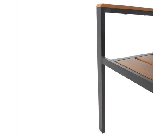 ΠΟΛΥΘΡΟΝΑ ΑΛΟΥΜΙΝΙΟΥ SAGA HM5981.03 ΑΝΘΡΑΚΙ-POLYWOOD ΣΕ ΦΥΣΙΚΟ 55x55x86Υεκ. - ΚΑΡΕΚΛΕΣ - ΠΟΛΥΘΡΟΝΕΣ στο Milonadakis.gr