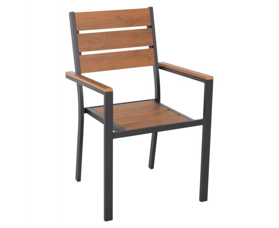ΠΟΛΥΘΡΟΝΑ ΑΛΟΥΜΙΝΙΟΥ SAGA HM5981.03 ΑΝΘΡΑΚΙ-POLYWOOD ΣΕ ΦΥΣΙΚΟ 55x55x86Υεκ. - ΚΑΡΕΚΛΕΣ - ΠΟΛΥΘΡΟΝΕΣ στο Milonadakis.gr