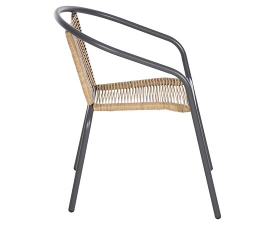 ΠΟΛΥΘΡΟΝΑ SWIFTER HM5969.02 ΜΕΤΑΛΛΟ ΓΚΡΙ-ΣΥΝΘ. RATTAN ΣΕ ΦΥΣΙΚΟ 54x61x75Υεκ. - ΚΑΡΕΚΛΕΣ - ΠΟΛΥΘΡΟΝΕΣ στο Milonadakis.gr