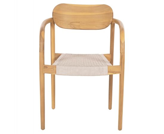 ΠΟΛΥΘΡΟΝΑ OSLO HM9636.07 ΞΥΛΟ TEAK ΦΥΣΙΚΟ & ΜΠΕΖ ΣΧΟΙΝΙ 55x54x80Yεκ. - ΚΑΡΕΚΛΕΣ - ΠΟΛΥΘΡΟΝΕΣ ΕΣ. στο Milonadakis.gr