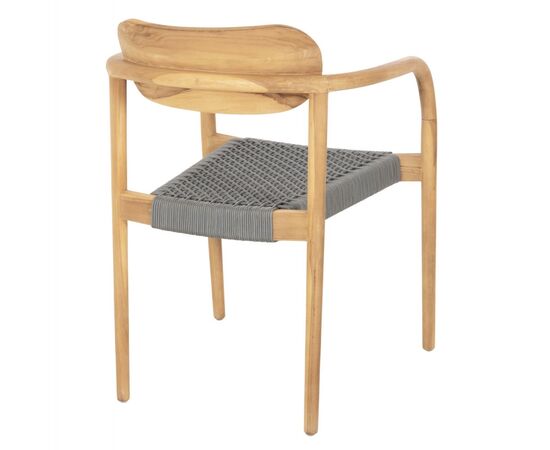 ΠΟΛΥΘΡΟΝΑ OSLO HM9636.08 ΞΥΛΟ TEAK ΦΥΣΙΚΟ & ΓΚΡΙ ΣΧΟΙΝΙ 55x54x80Yεκ. - ΚΑΡΕΚΛΕΣ - ΠΟΛΥΘΡΟΝΕΣ ΕΣ. στο Milonadakis.gr